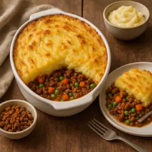 Shepherd’s Pie met Seitan