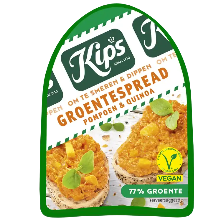 Pompoenspread pot