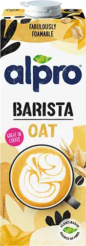 Karton Alpro barista haverdrink voor koffiegebruik