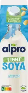 Fles gekoelde Alpro light sojadrink