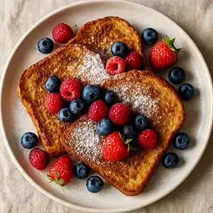 Vegan wentelteefjes met kaneel en suiker