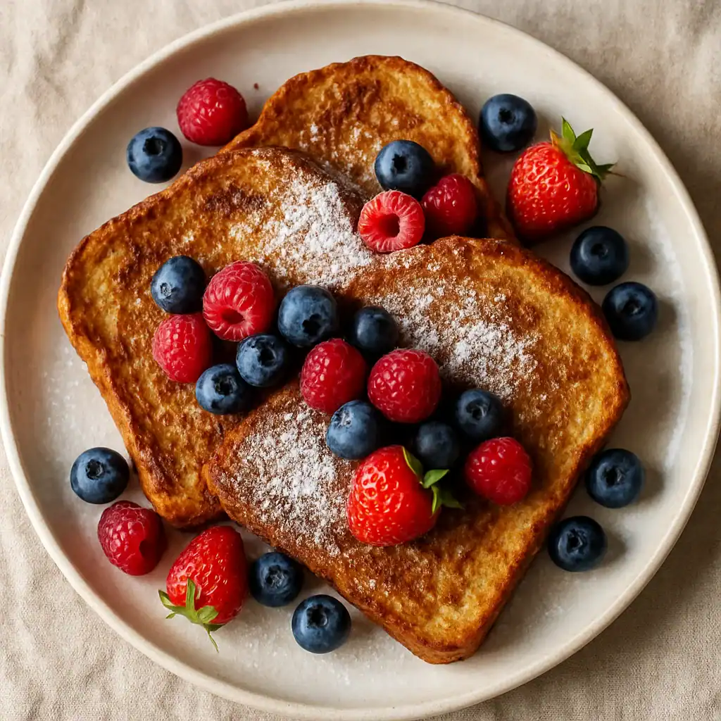 Vegan wentelteefjes met kaneel en suiker