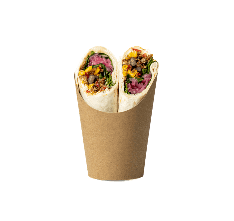 Wrap met pittige vulling
